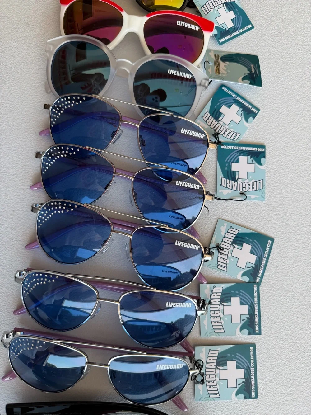 14 unisex Kids Polarized Sunglasses - Blue & Yellow Styles